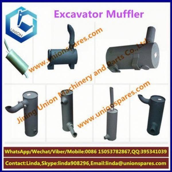Factory price EX120-6 Exhaust muffler Excavator muffler Construction Machinery Parts Silencer #5 image